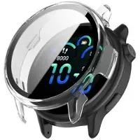 Mtp Products Garmin Vivoactive 6 Plastskal med Härdat Glas Skärmskydd - Klar