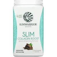 Sun Warrior , Shapes, Slim Collagen Boost, Chokladsmak, 0,75 kg (750 g)
