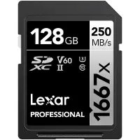 Lexar Professional 1667x Sd Class 3 128gb Minneskort