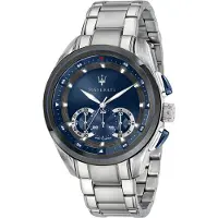 Maserati R8873612014 Traguardo Herrklocka 45 silver