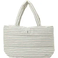 MSCH Copenhagen Shoppingväska aqua / svart / off-white