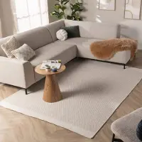 NATURL. Ullmatta | Bliss gräddvit hos Volero | 80x150 cm | Ull | Enfärgad | Rektangulär | Plattvävd