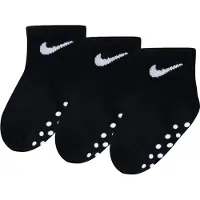 Nike Strumpor - 3-pack - Halkfritt - Svart - - 15 - Strumpor