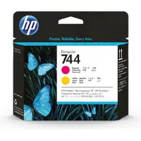 HP 744 Skrivhuvud magenta/gul