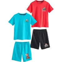 Next Pyjamas neonblå / röd / svart / vit