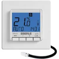 Eberle 527 8123 55 100 FIT-3F Rumstermostat Infälld Veckoprogram Golvvärmeregulator med sensor (F) 1 st
