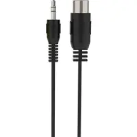 Sinox 5-stifts DIN till mini-jack-kabel 1 m svart