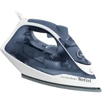 Tefal Express Steam FV2837E0, strykjärn för torka och ånga, Durilium stryksula, 1,9 m, 165 g/min, blått, grått, vitt, 35 g/min