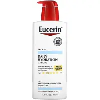 Eucerin , Daglig hydrering kräm, SPF 15, Parfymfri, 16,9 fl oz (500 ml)