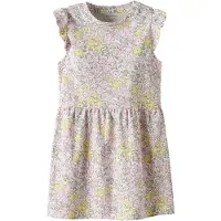 Name it Klänning - Modal - NmfHaile - Bright White/Lemon Maräng - - 2 år (92) - Klänning