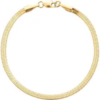 Mockberg Thin Snake Bracelet Gold - Stjärnurmakarna