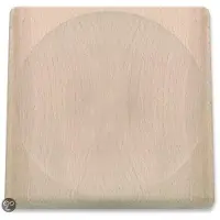 Triangle plate for chopping knife, 20x20x3cm, 50.805.20.00
