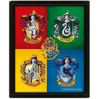 Harry Potter Harry Potter: (Colourful Crest) - Framed