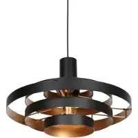 Steinhauer Hänglampa Halo Cirque, dimbar, Svart, Vardagsrum / matsal, Metall, Modern, Pendellampa