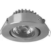 Megaman Rico LED-badrumsbelysning inbyggnad LED LED fast installerad 6.5 W IP44 Rostfritt stål (borstat)