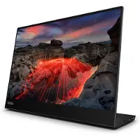 Lenovo ThinkVision M14t Gen 2 - LED-skärm - 14 - bärbar - pekskärm - 2240 x 1400 @ 60 Hz - IPS - 300 cd/m² - 1500:1 - 6 ms - 2xUSB-C - korpsvart