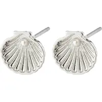 Pilgrim Opal Recycled Seasehll Earrings Silver-plated
