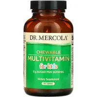 Dr. Mercola , Smältbar Multivitamin för Barn, 60 Tabletter