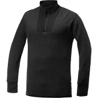 Woolpower Zip Turtleneck 400 Black