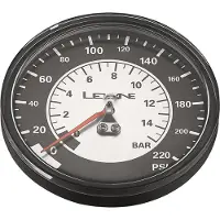 Lezyne 220 Psi Gauge 3.5 Inches For All Floor S Glue And O-ring Pump