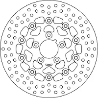 Brembo Bromsskivor godkända enligt ECE R90 78B40822 FRAM