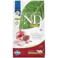 Farmina N&amp;D Prime Adult Cat Neutered Chicken&amp;Pomegranate 300g Kyckling med granatäpplefrukt för vuxna kastrerade katter