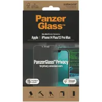 PanzerGlass iPhone 13 Pro Max/14 Plus Ultra-Wide Fit Privacy EasyAligner Skärmskydd - 9H - Svart Kant