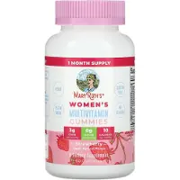 MaryRuth's , multivitaminvingummi för kvinnor, jordgubbssmak, 60 vingummin