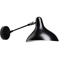 DCW éditions Vägglampa , Svart, Vardagsrum, Metall