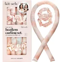 Kitsch , Satin Värme Lsa Krullnings Set, Sunset Tie Dye, Ett Set