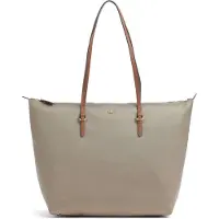 Ralph Lauren för kvinnor. 431950007003 Keaton stor tygväska i nylon beige (OSFA), Casual