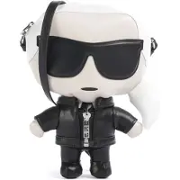 Karl Lagerfeld Axelremsväska nude / svart / vit