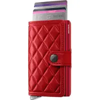 Secrid Premium Miniwallet Emboss Diamond Red