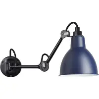 Lampe Gras Vägglampa , Blå, Vardagsrum, Metall, Design