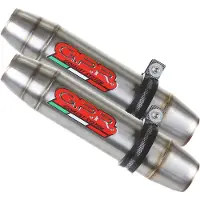 Gpr Exhaust Systems Deeptone Inox Dual Slip On Ducati 848 07-13 Cat Homologerad Ljuddämpare