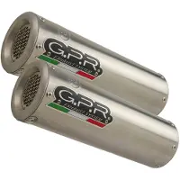 Gpr Exclusive M3 Natural Titanium Dual 1098 06-12 Homologerad Slip On Ljuddämpare