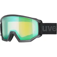 Uvex Athletic FM Black Mat/Mirror Green Skidglasögon