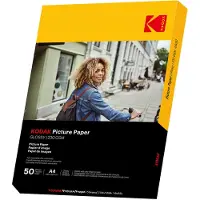 Kodak „“ fotopapper, 230 g, 11,8 mil, blankt, 4/6x100 (9891267)