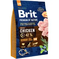 Brit Premium Dry hundfoder Nature Senior, kyckling, 3 kg