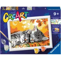 Ravensburger CreArt Målarset - Autumn Kitties - - One Size - Kreativt lekset