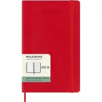 Moleskine Kalender 18M 25/26 Classic Soft WeekNote Large Röd Moleskine
