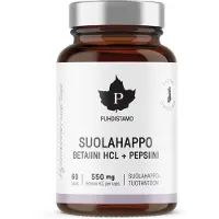 Puhdistamo Purification Betaine HCL saltsyra 60 kapslar