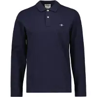 Gant Reg Shield Rugger Pikétröja Med Lång ärm