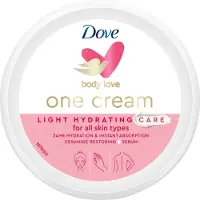 Dove Lätt återfuktande kräm för ansikte, kropp och händer 250 ml