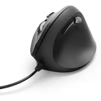 Hama Ergonomisk mus USB Optisk Svart 6 Knappar 1000 dpi, 1400 dpi, 1800 dpi Ergonomisk