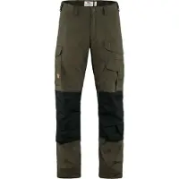 Fjällräven - Vandringskläder - Barents Pro Trousers M Dark Olive Black för Unisex - Storlek XS/S - Khaki