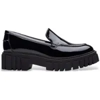 Clarks Page Loafer Svarta Pat Skor