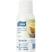 Tork Luftfräschare Airfresh A1 Premium spray, Tropisk frukt - (12 st/kartong)