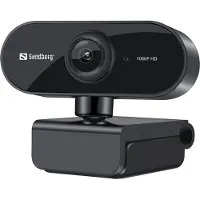 Sandberg USB Webcam Flex - Webbkamera - färg - 2 MP - 1920 x 1080 - 1080p - fast lins - ljud - USB 2.0