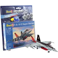 Revell F/A-18E Super Hornet, Luftfarkostmodell med fast vinge, Monteringssats, 1:144, Boeing F/A-18E/F Super Hornet, Plast, Mellanliggande